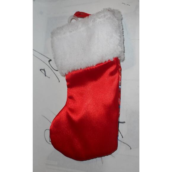 Marvel Spider-man Mini Red 8" Satin Christmas Stocking by Ruz - Picture 2 of 2